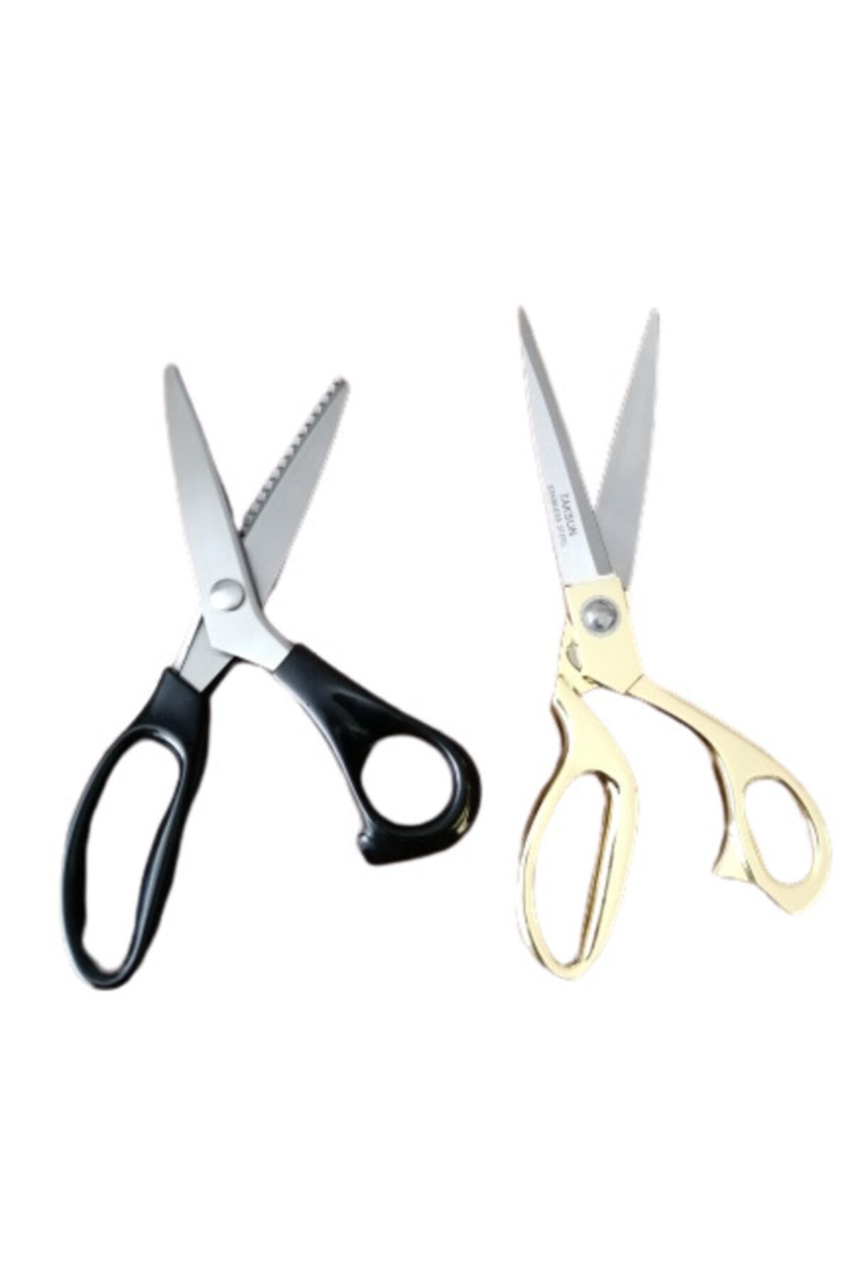 Taksun-Zigzag Overcasting Scissors And Leather Fabric Denim Cutting Tailor Scissors 2