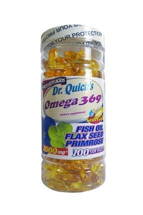 Omega 3.6.9 Flax Seed Oil Primrose Oil 200 Softgel drquicks05051