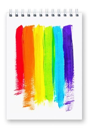 Mespho Firca Boyama Gokkusagi Lgbti A4 Ebat Spiralli Sert Kapak Defter 21 X 29 7 Cm Trendyol