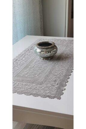 Wenessi Osmanli Desen Orme Kisa Runner Ortusu 40x90 Kahverengi Trendyol