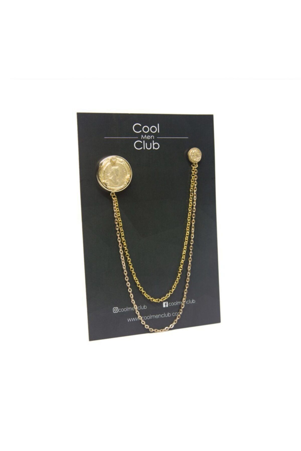 COOLMENCLUB Erkek Sarı Ceket Yaka Iğnesi