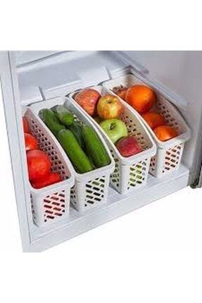 Mhk Collection 4 Adet Buzdolabi Ici Meyve Ve Sebze Organizer Raf Trendyol