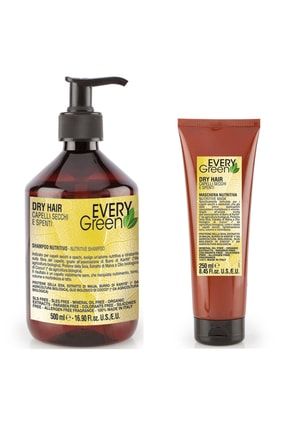 Besleyici ve Nemlendirici Kuru Saçlar Serisi- Dry Hair -Şampuan 500ml+ 250ml Maske 24001800KM
