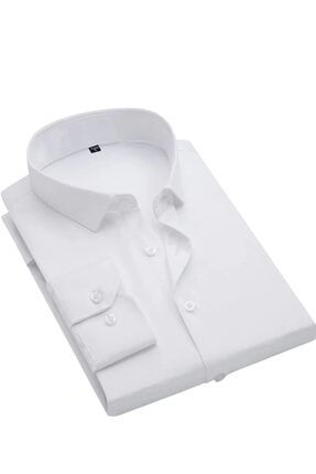 Beyaz Uzun Kol Gömlek Tbat01
