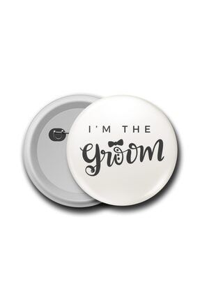 Düğün, Nişan, Bekarlığa Veda - I'm The Groom Rozet 01118