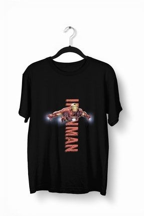 Erkek Ironman Baskılı Tshirt 2019TS066