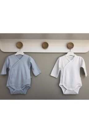 Baby S Twin Kiz Bebek 2 Li 0 3 Aylik Uzun Kollu Kruvaze Body Trendyol