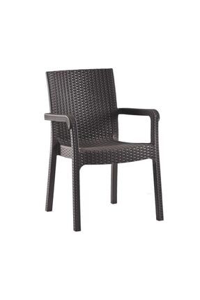 Holiday Plastik Kahverengi Ege Rattan Koltuk Hk 725 4 Adet Trendyol