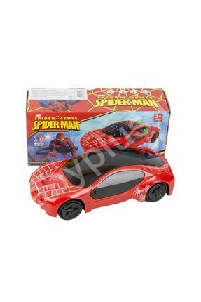 Işıklı Sesli, Çarp Dön Sensörlü Spiderman Araba Işıklı 5080G