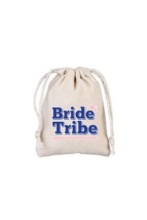 Bride Tribe - 5 Adet - Ufak Kese - 10x13cm - Düğün, Nişan, Bekarlığa Veda 00857