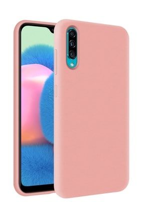 Samsung Galaxy A30s Kılıf Pastel Içi Kadife Liquid Candy Flat Kapak - Pembe flat-sam-a30s