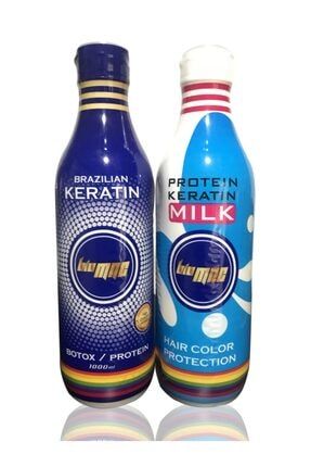 Brezillian Keratin Saç Düzleştirme Keratini + Protein Sütü 1000+1000 ml SARF-60148