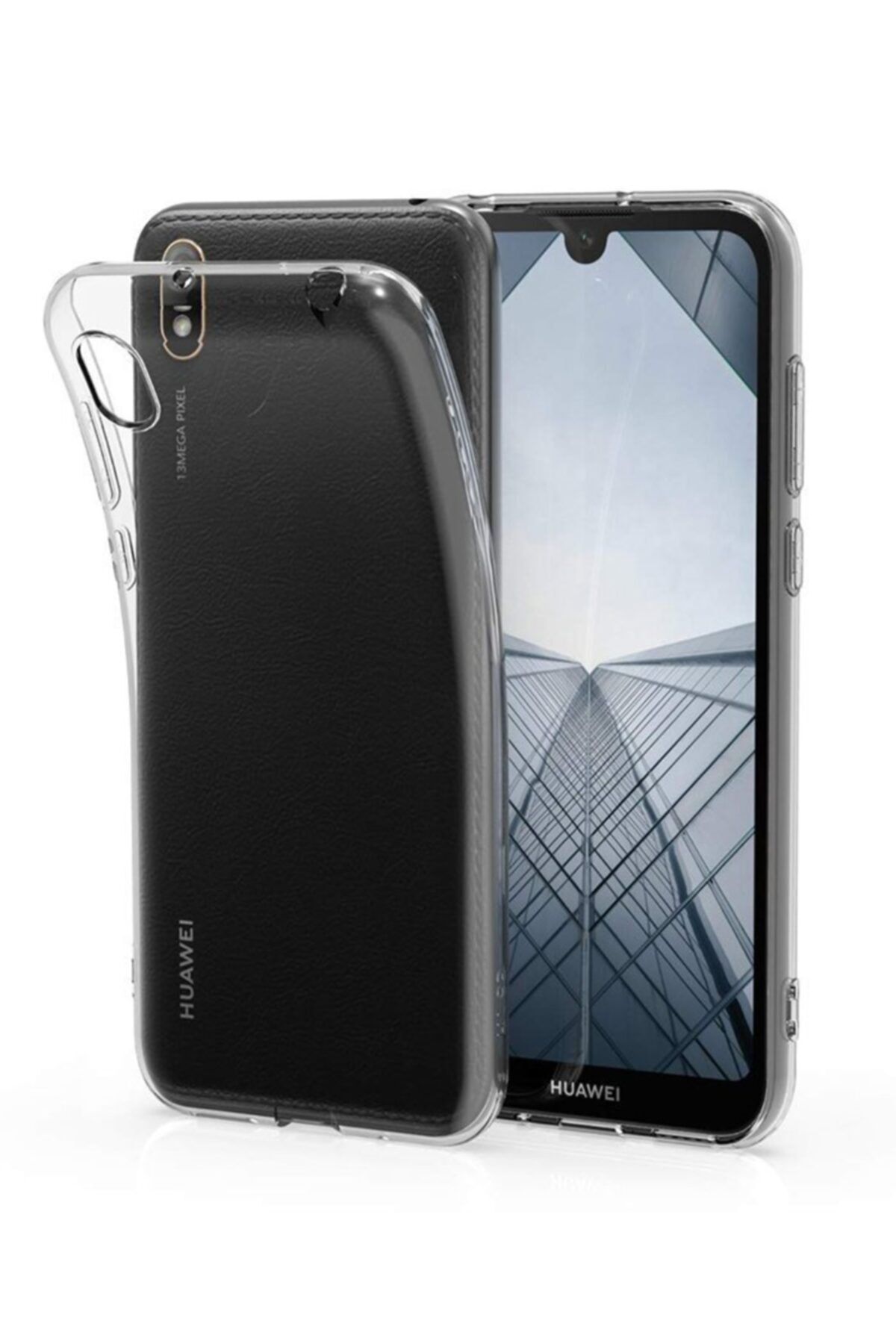 mopal huawei y5 2019 seffaf silikon