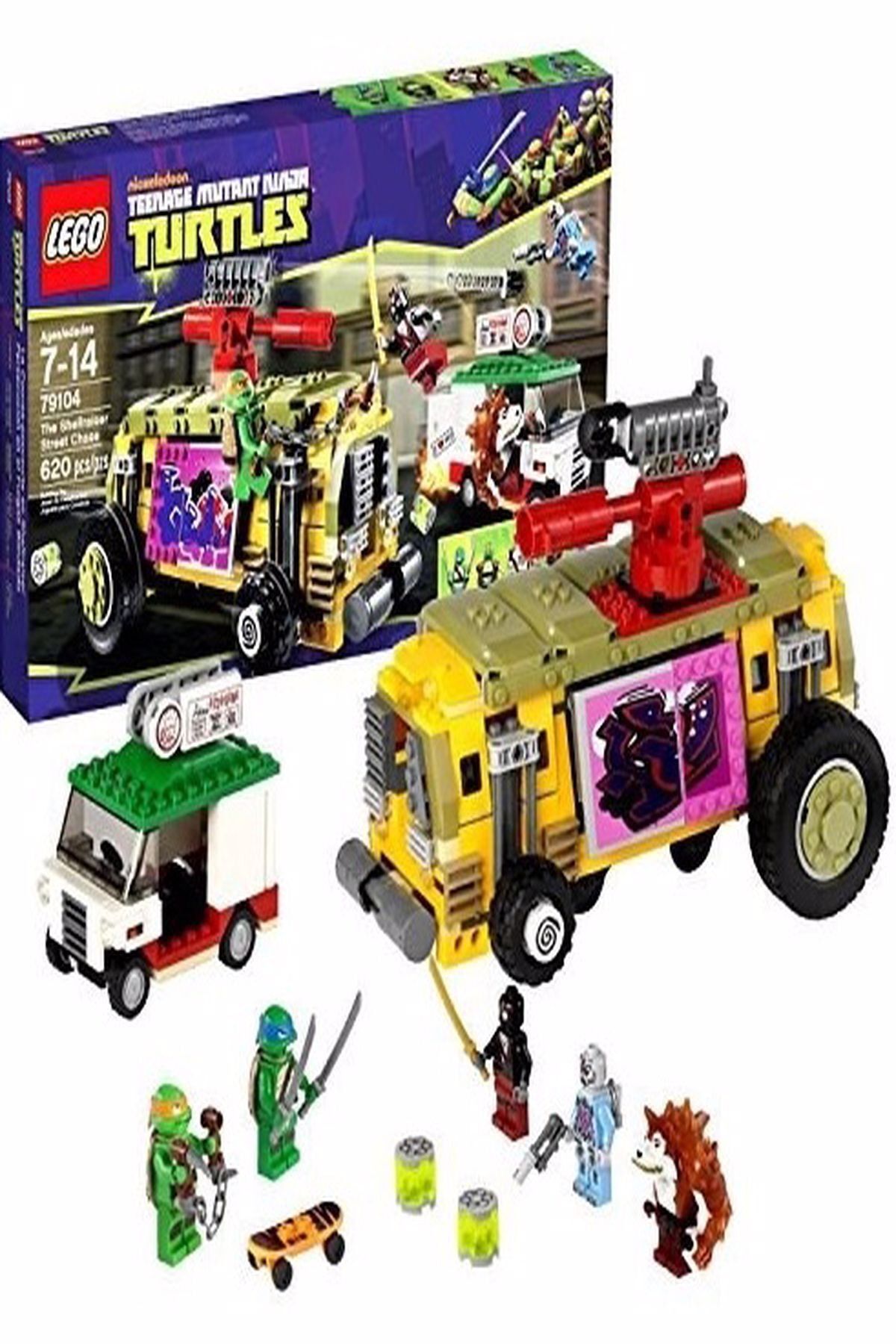 LEGO-79104 Ninja Turtles-The Shellraiser Street Chase 2