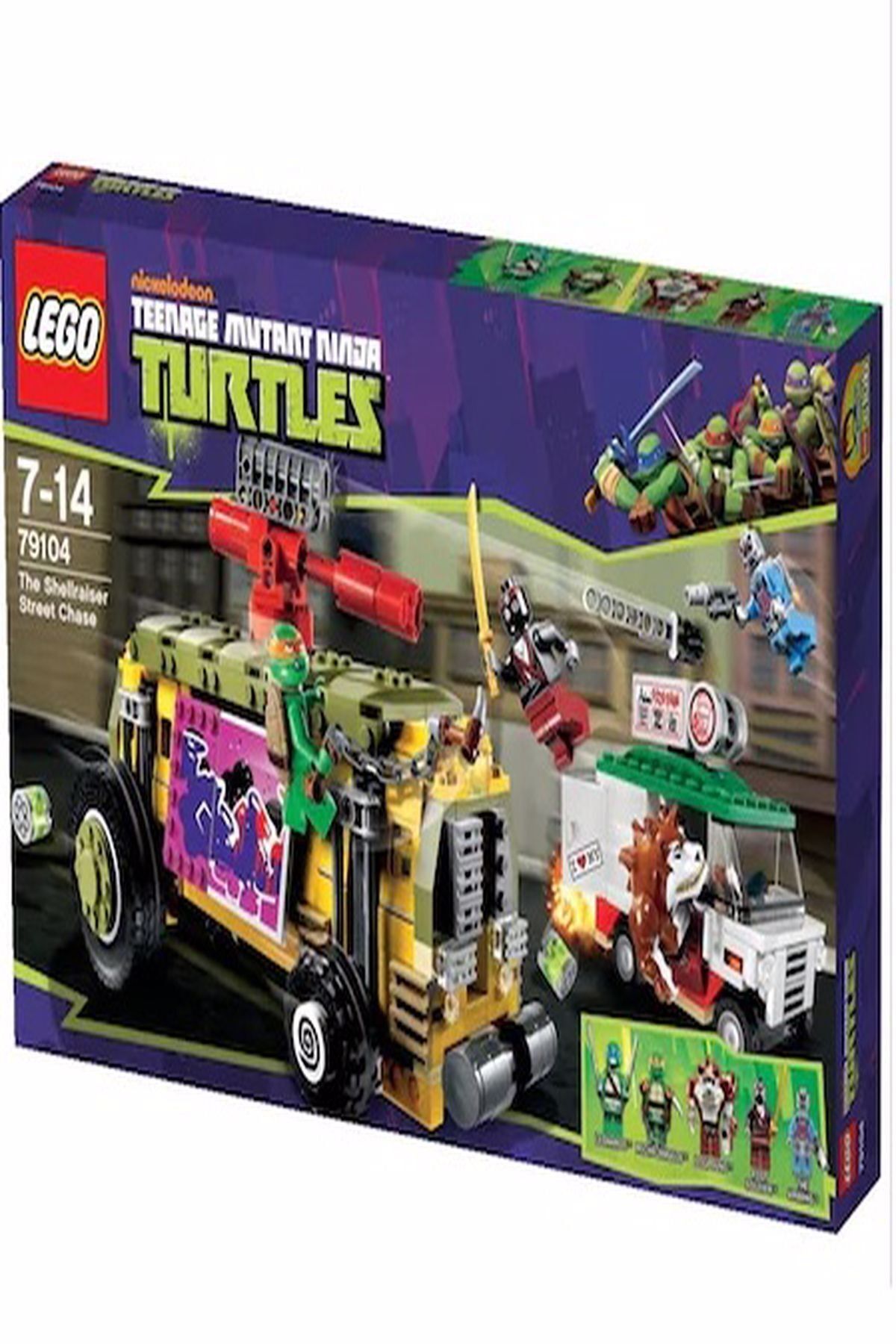 LEGO-79104 Ninja Turtles-The Shellraiser Street Chase 6