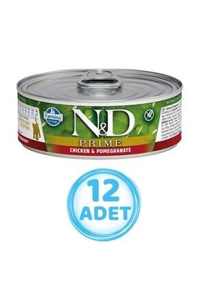 N D Nd Kuzulu Yaban Mersinli Yetiskin Kedi Konservesi 80 Gr 12 Adet Trendyol