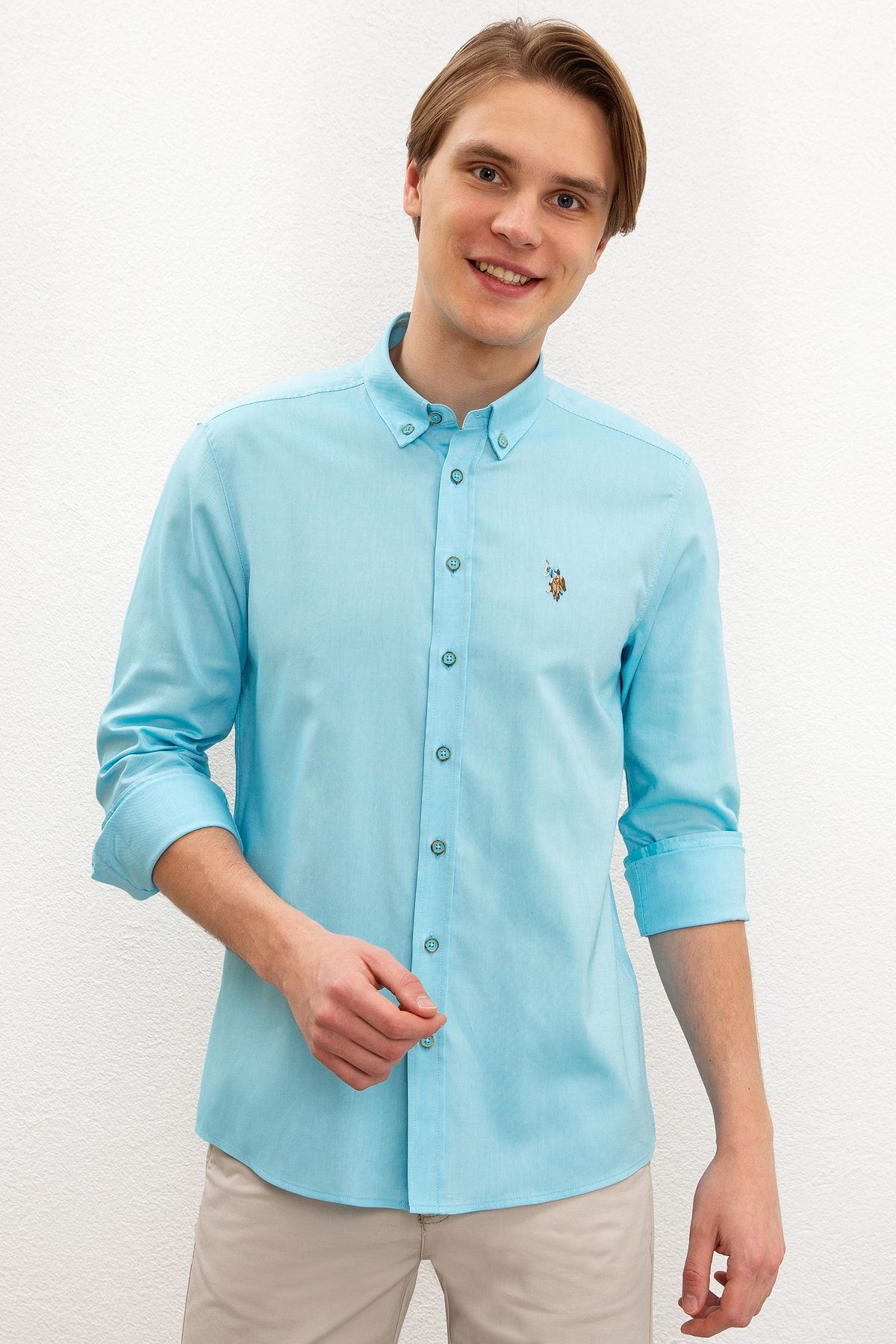 پیراهن مردانه G081SZ004.000.980673 U.S. Polo Assn.
