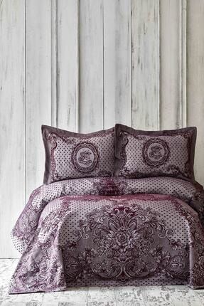 Karaca Home Mariel Gri Cift Kisilik Soft Ipek Yatak Ortusu Trendyol