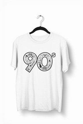 90's Baskılı Erkek T-Shirt - 2019TS196