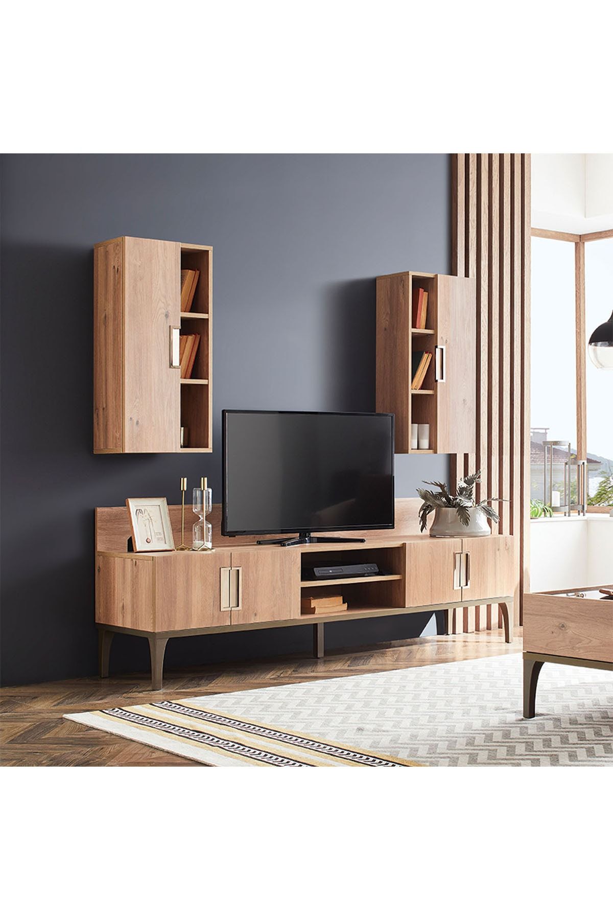 Enza Home Sona Tv Unitesi Seti 180x200x48 Cm Trendyol