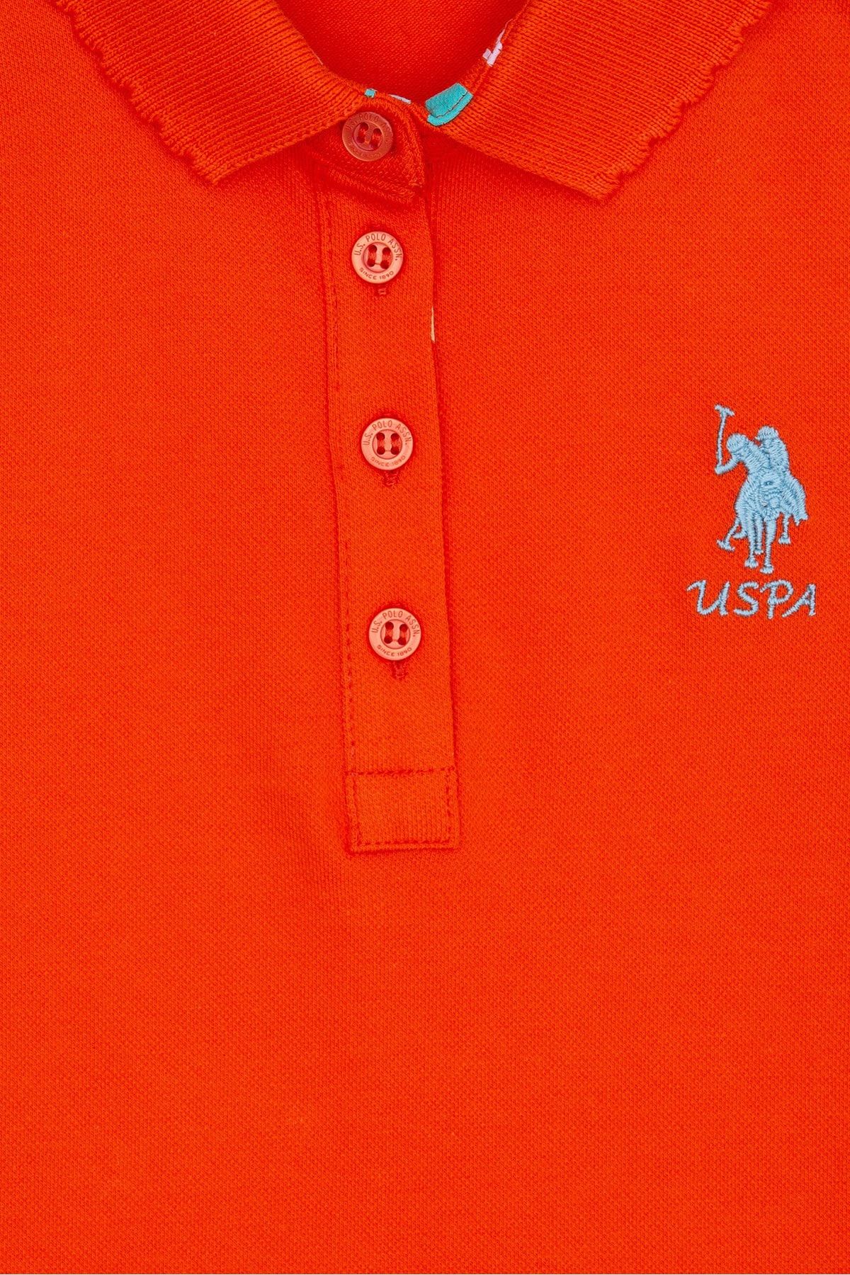 U.S. Polo Assn. تیشرت قرمز دخترانه