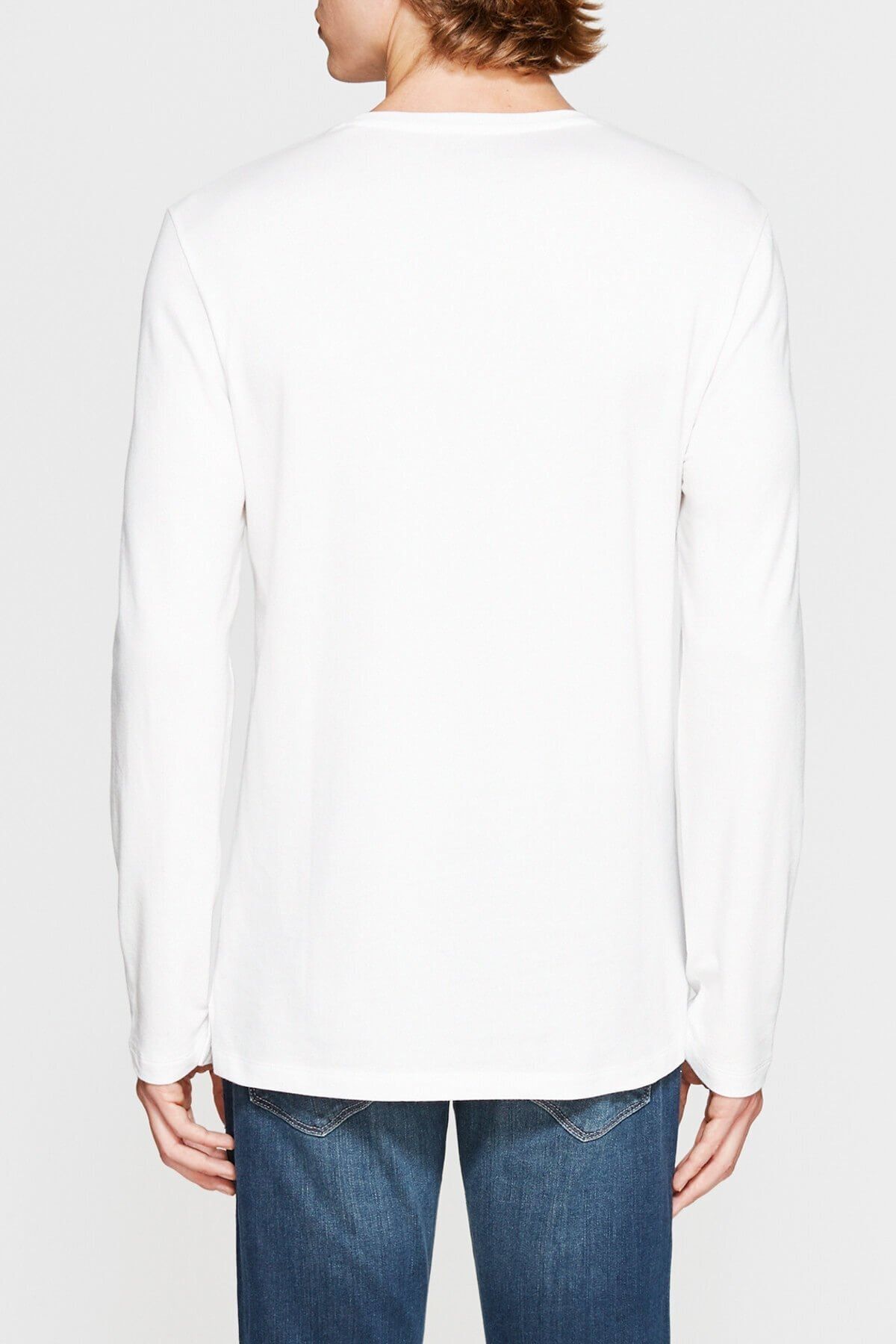 Mavi-Men's Long Sleeve Basic T-shirt 065118-620 4