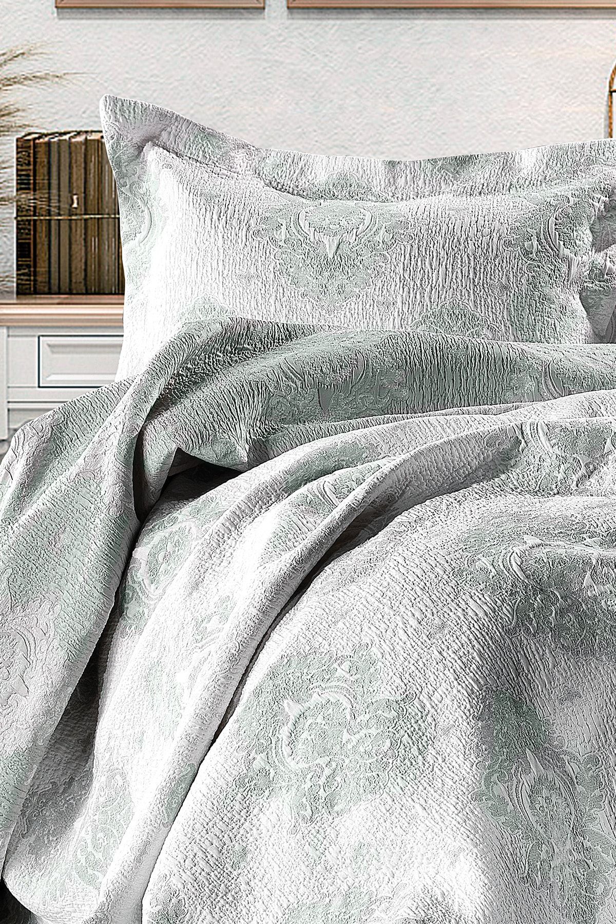 ZEBRA CASA-All Days Damask Bedspread Single 3