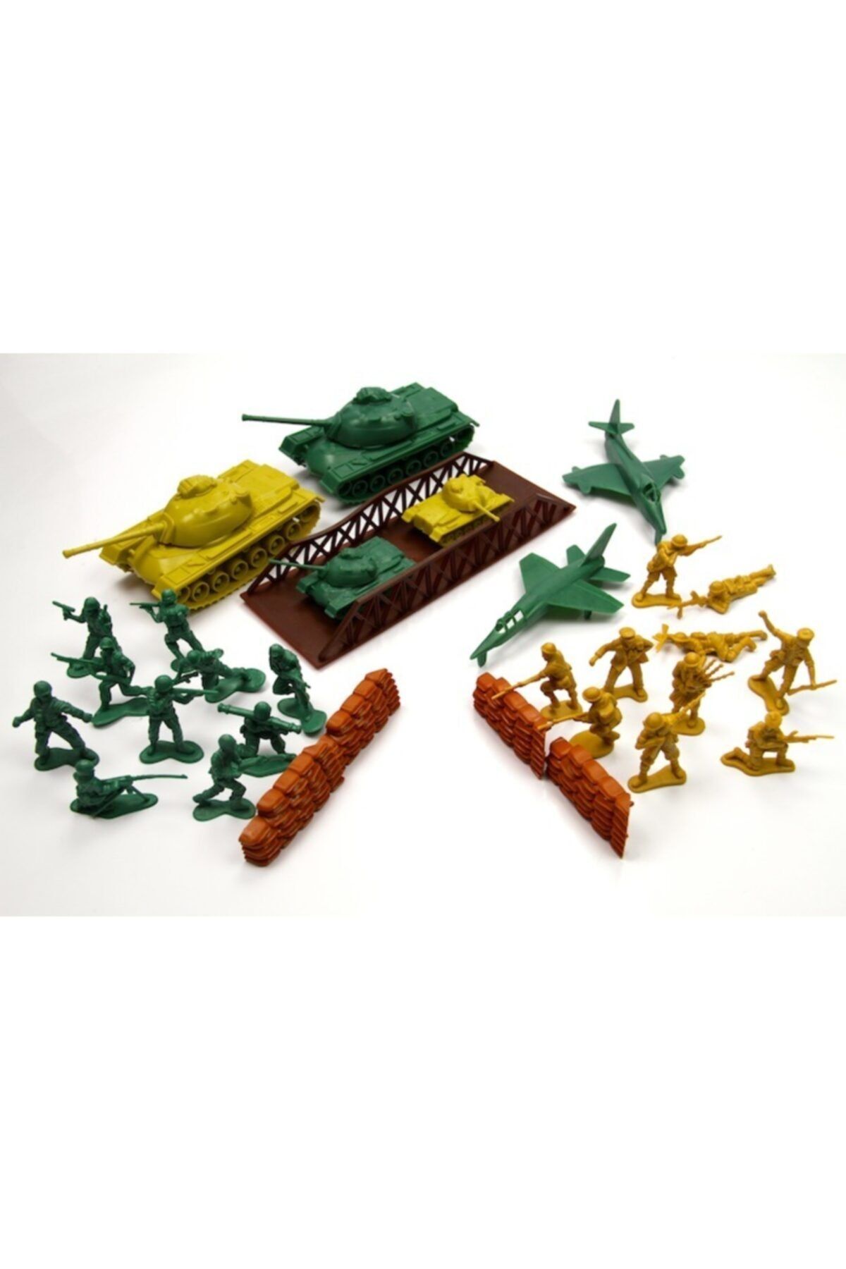 ERKOL OYUNCAK Eğitici Oyuncak 31 Parça Asker Savaş Oyun Seti-oyuncak Savaş Seti 65ad65