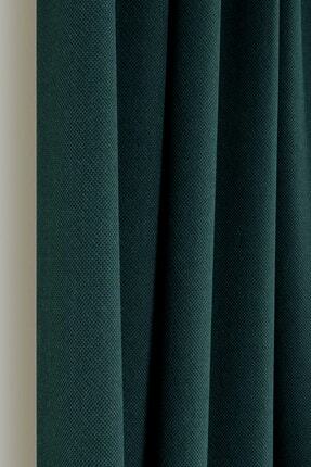 Elegant Home Tekstil Cimen Yesili Fon Perde 1 Sinif Mat Pilesiz Duz Dikim Trendyol