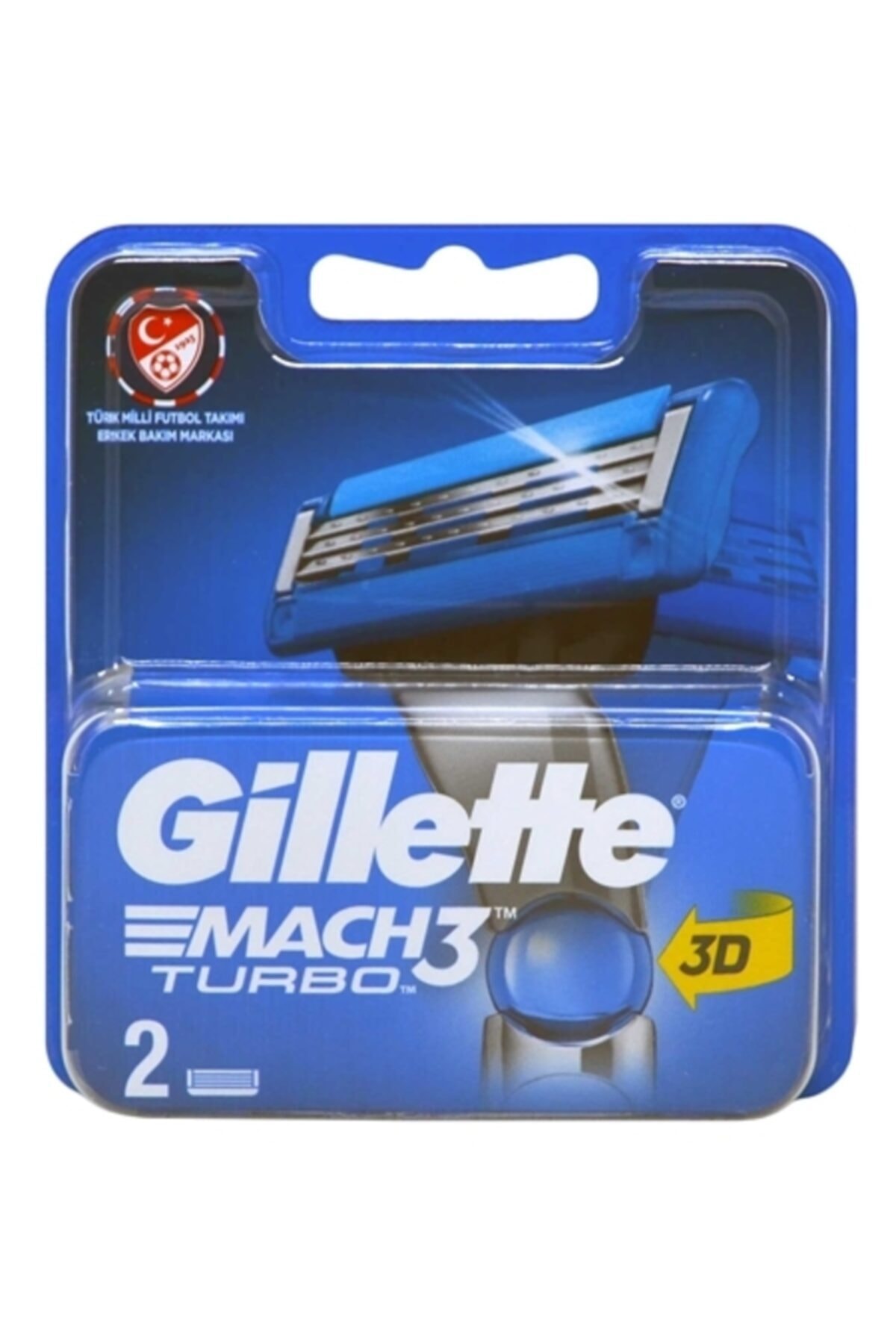 Gillette Mach3 Turbo 2li Yedek Tıraş Bıçağı