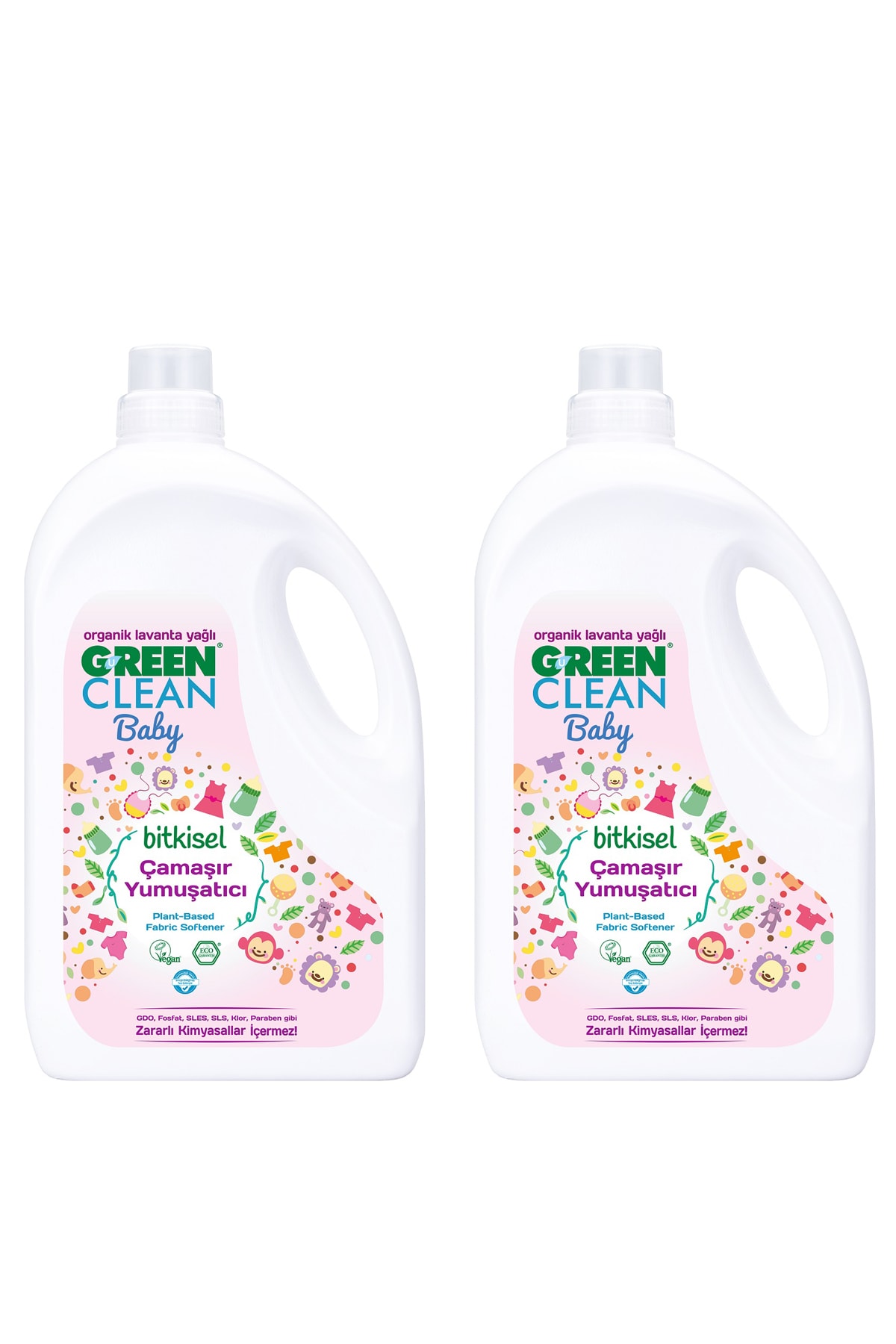 Green Clean Baby Çamaşır Yumuşatıcı 2,75 lt 2 Li Set