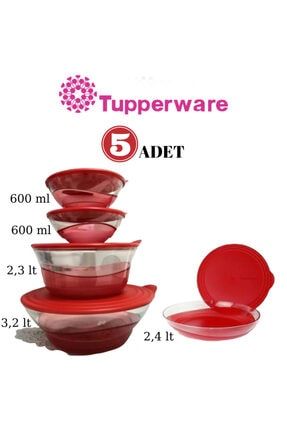 tupperware piknik tabaklari servis
