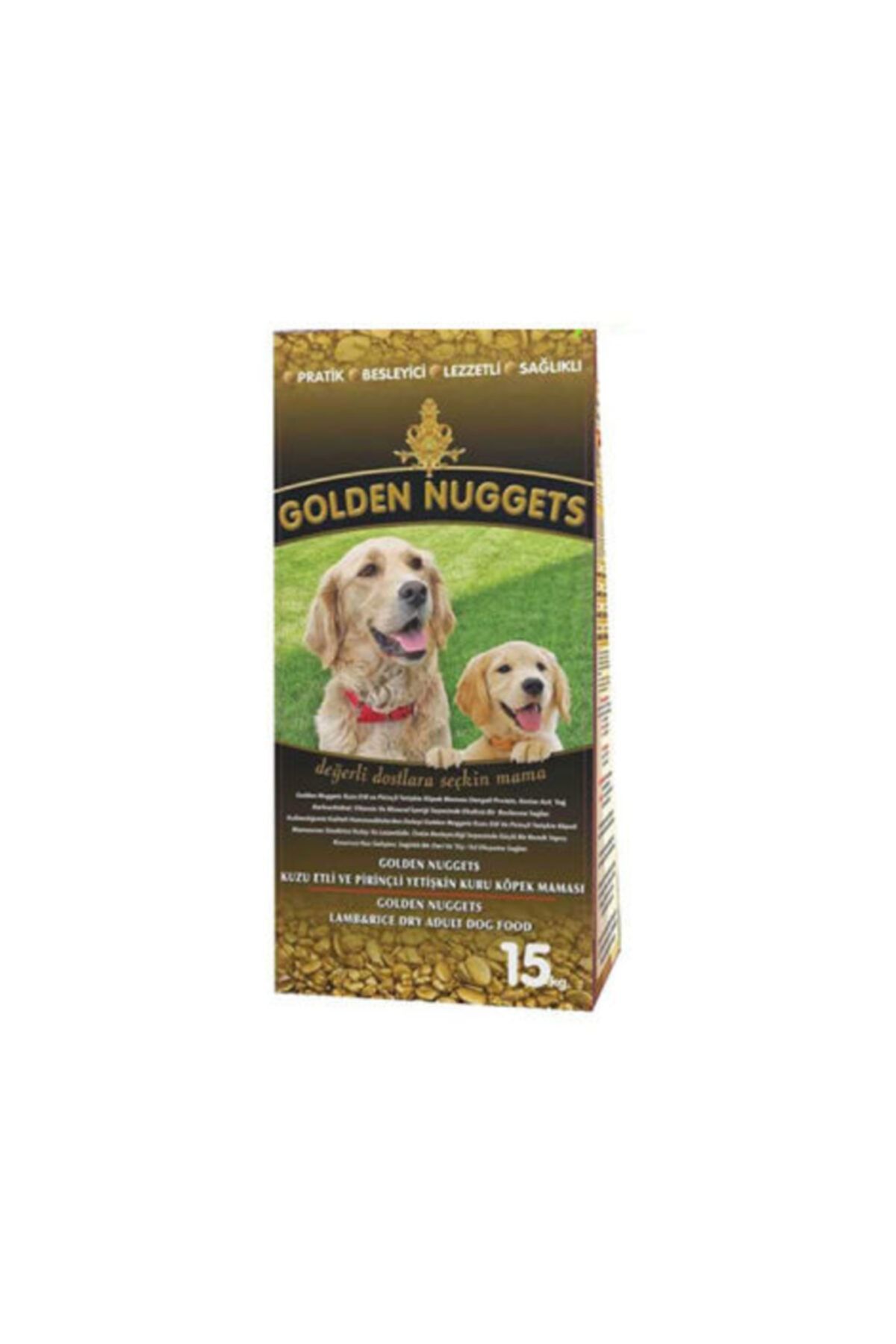 golden nuggets kuzu etli kopek mamasi 15 kg fiyati yorumlari trendyol