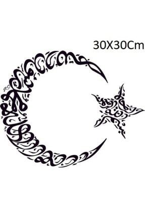 ay yildiz sticker oto sticker arac