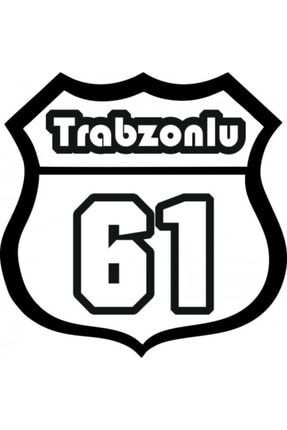 61 Plaka Numarası Trabzon Sticker Yapıştırma Z2123