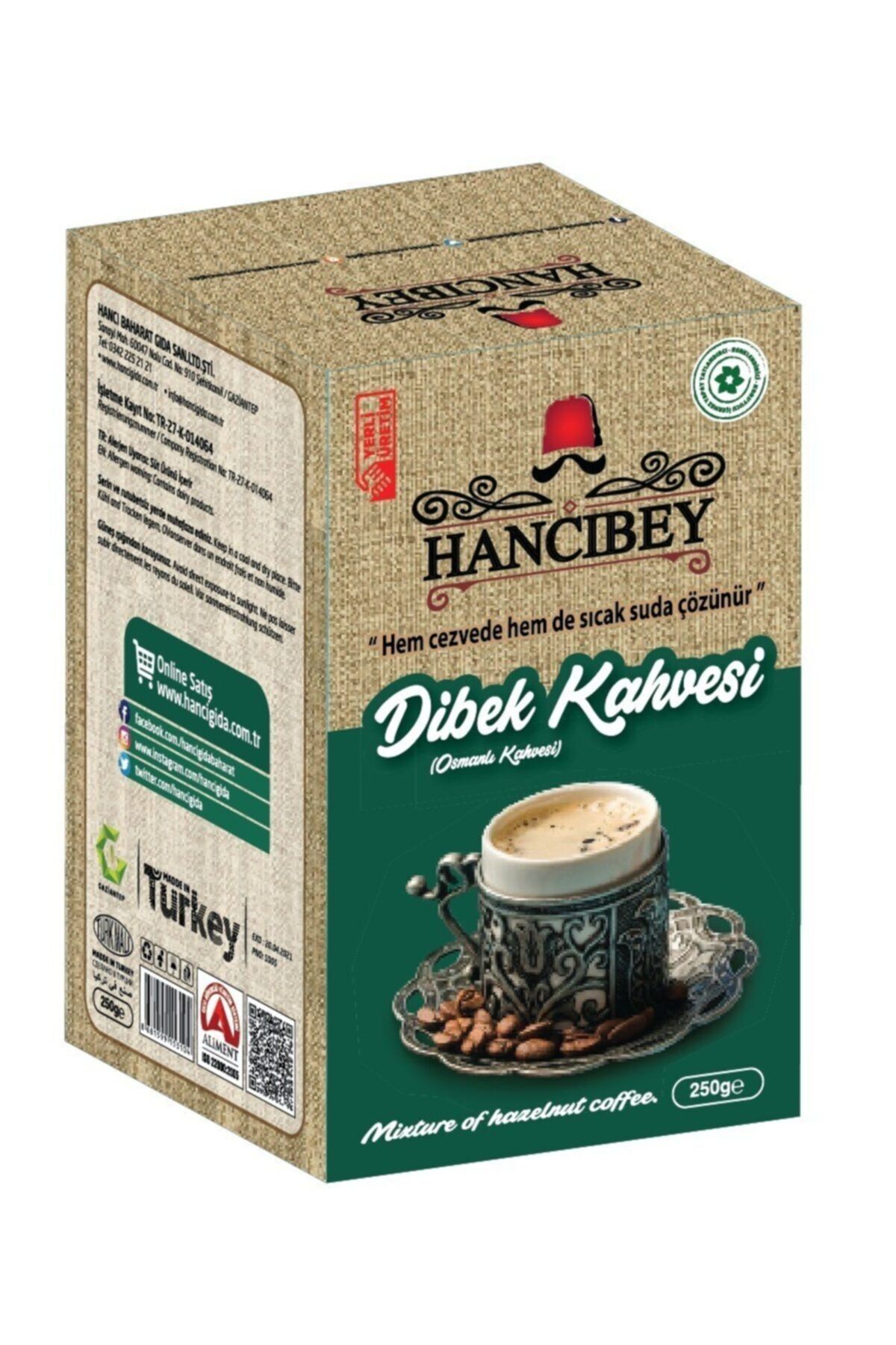 Hancibey Hanci Bey Dibek Kahvesi 250 Gr X12 Adet Trendyol