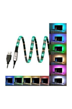 Hanover Usb Girisli Televizyon Monitor Masa Aydinlatma Rgb Serit 1 5 Metre Trendyol