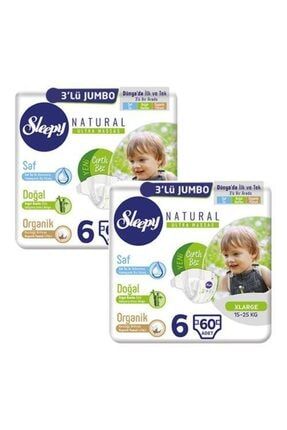 Sleepy Bebek Bezi 2 Li Jumbo 7 Numara 64 Adet Trendyol