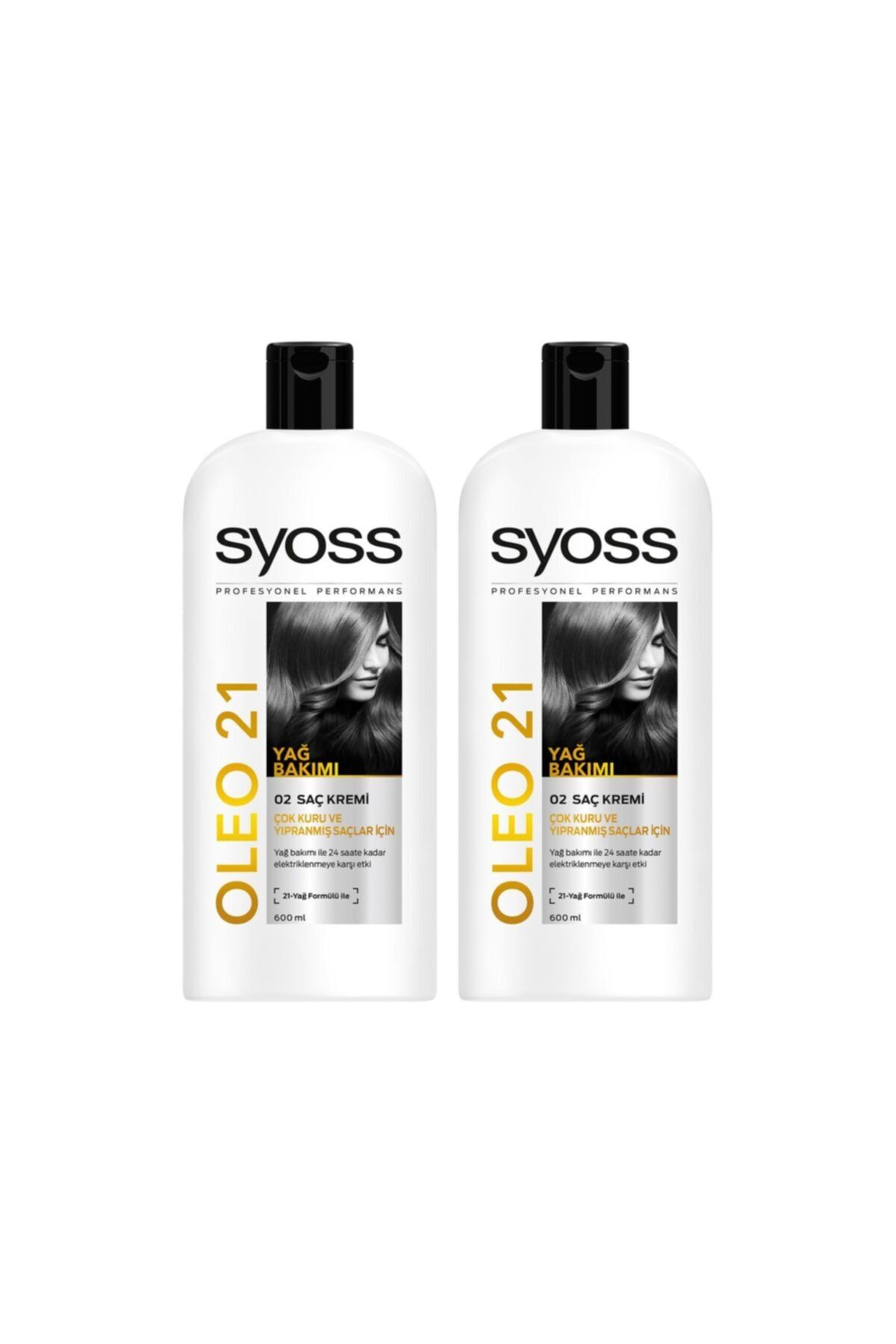 Syoss-Oleo 21 Conditioner - 550 Mlx 2 Pieces 1