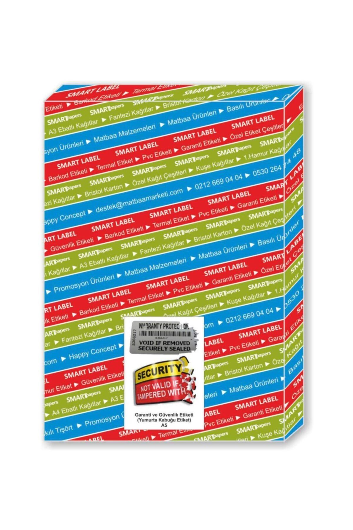 Smart Label-Security and Warranty Label A5- 10 Pieces 2
