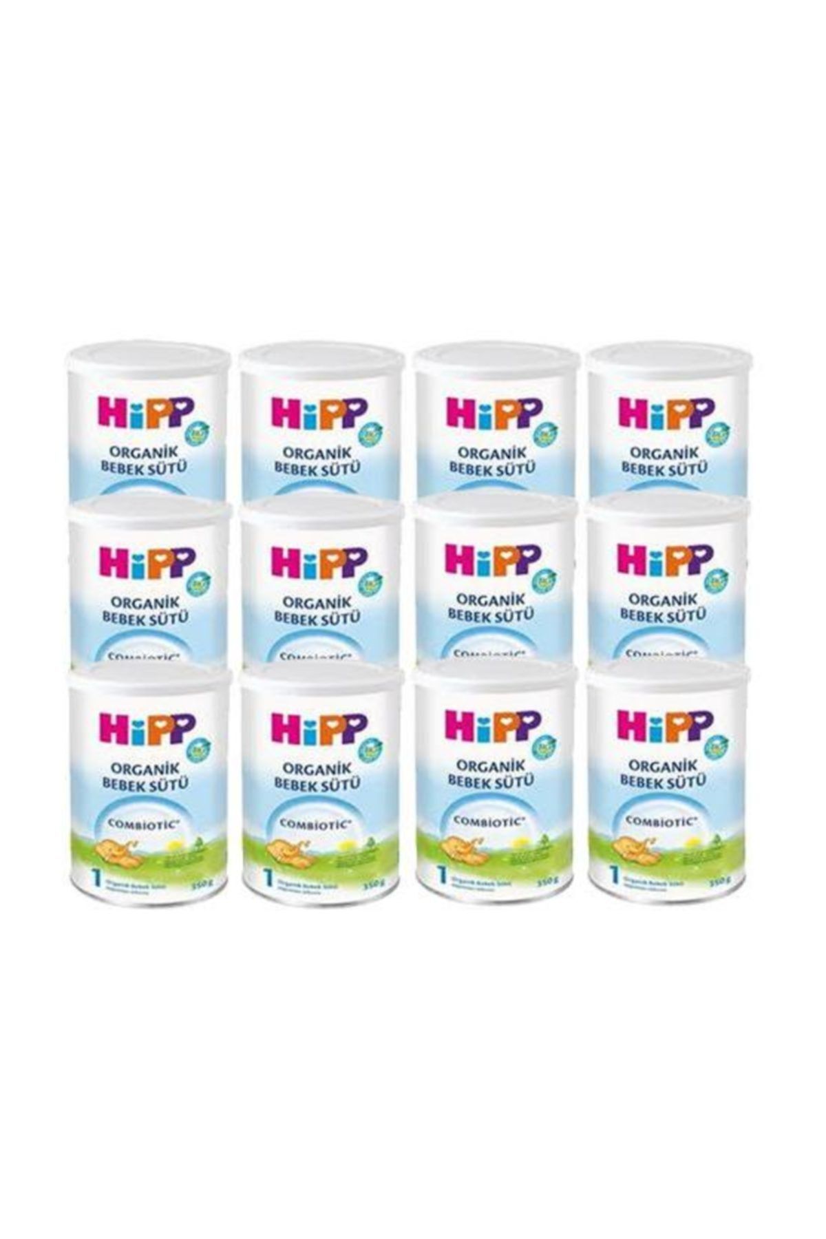 Hipp 350 Gr 1 Numara Organik Combiotic Bebek Sütü 12 Li Paket