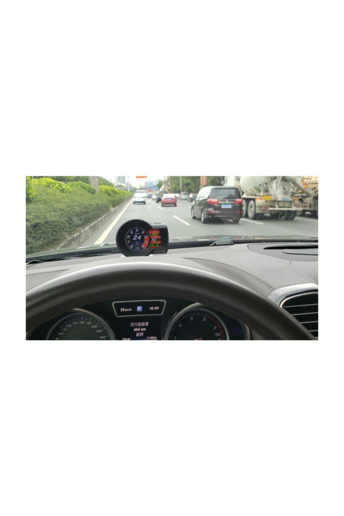 Gplus-F8 HUD obd 48 وظيفة عرض بيانات السيارة شاشة عرض علوية 12