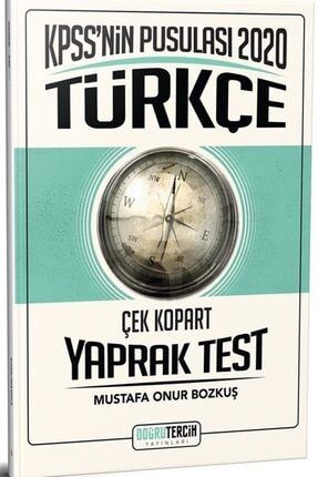 2020 KPSS nin Pusulası Türkçe Çek Kopart Yaprak Test 91407
