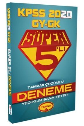 Yargi Yayinlari Yargi Indeks Kitap 2020 Kpss Gy Gk Muhtesem Cozumlu 3 3 Deneme Seti Trendyol