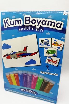 Kumbo Kum Boyama Sevimli Ucak Ucak Kum Boyama Aktivite Seti Trendyol