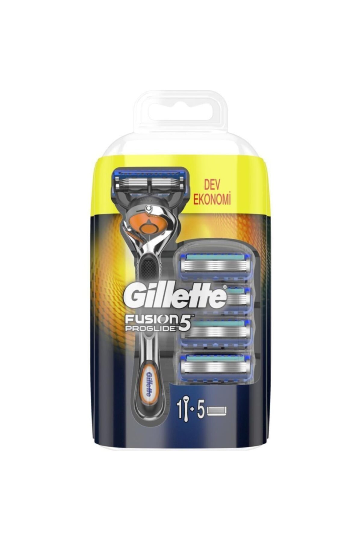 Gillette Fusion Flexball ProGlide Tıraş Makinesi + 5 Yedek Tıraş Bıçağı