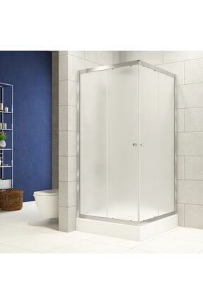 Durul Dusakabin 90x90 Oval Cizgili Cam Dus Teknesiz Trendyol