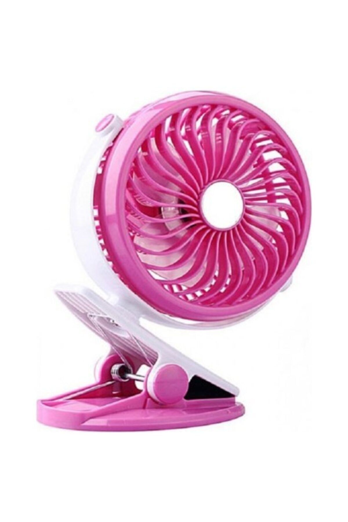 3 Kademeli Sarjli Masa Ustu Usb Mini Tasinabilir Vantilator Fan Pembe