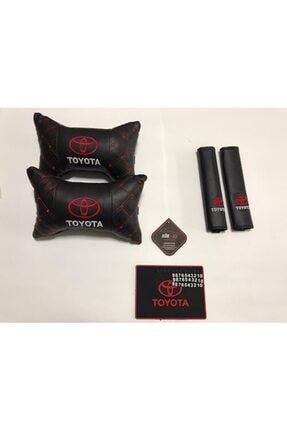 Toyota Deri Yastık Kemer Konfor Paketi Kaydırmaz Pedli Set DERİ011