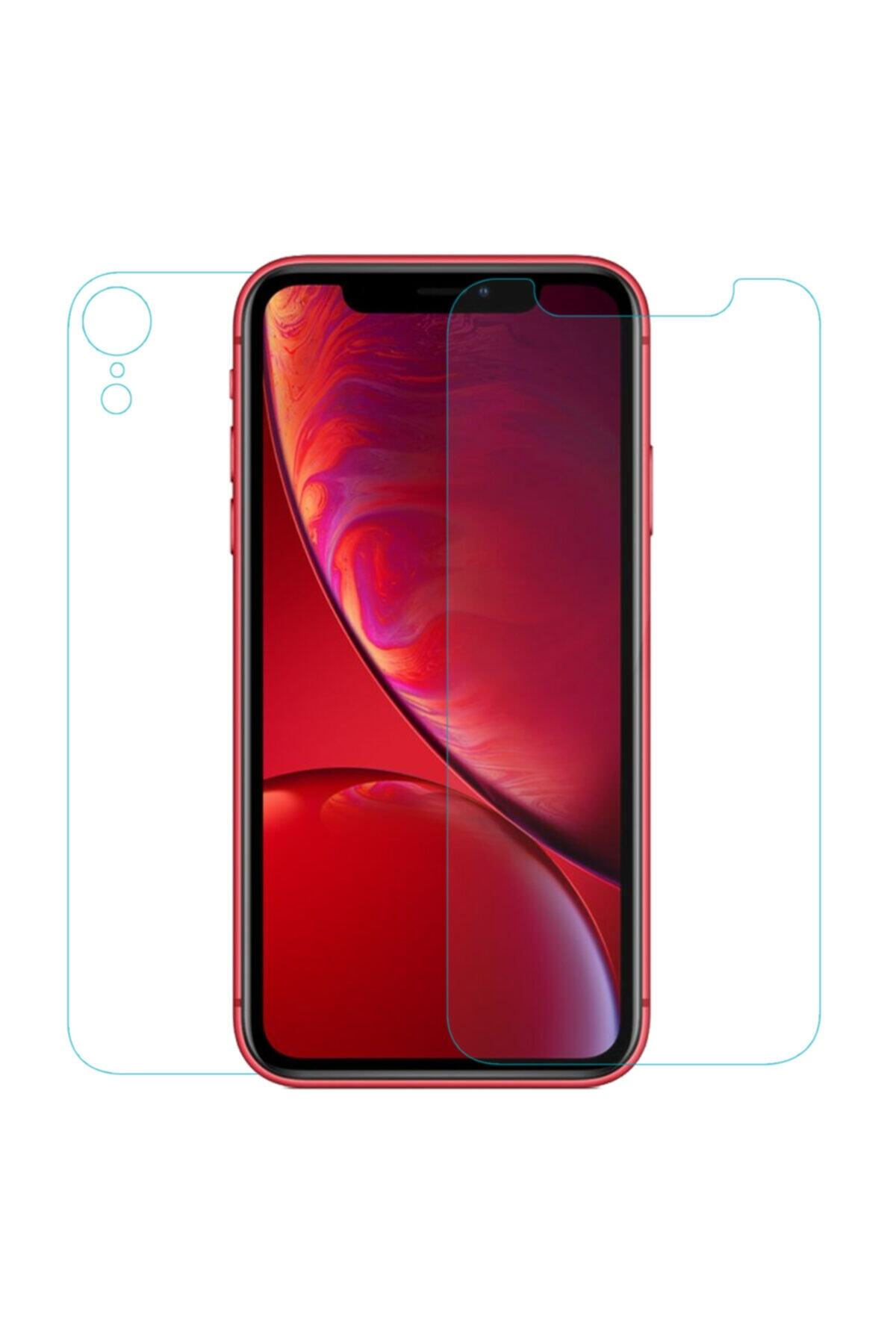 Microsonic-Apple iPhone Xr (6.1'') Front + Back Nano Glass Screen Protector 2